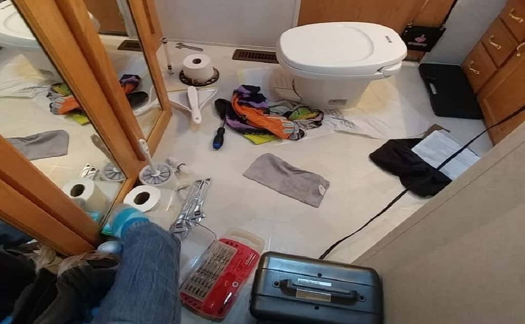 Repair RV Toilet Leaking Issues