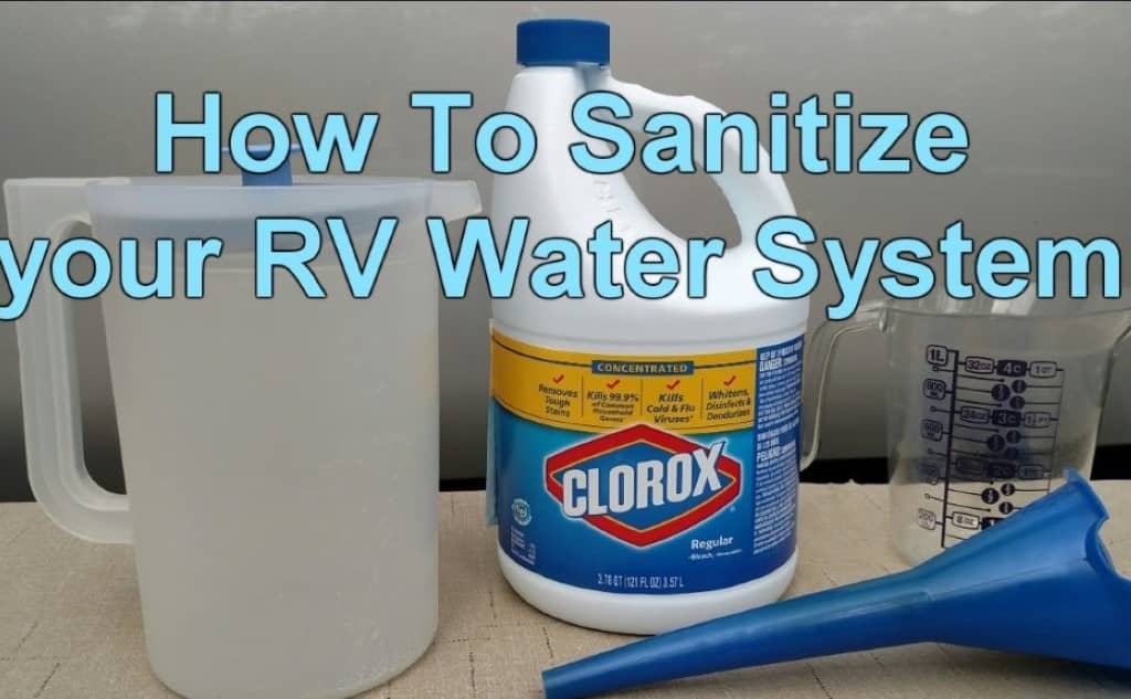 Sanitize RV Freshwater Tank