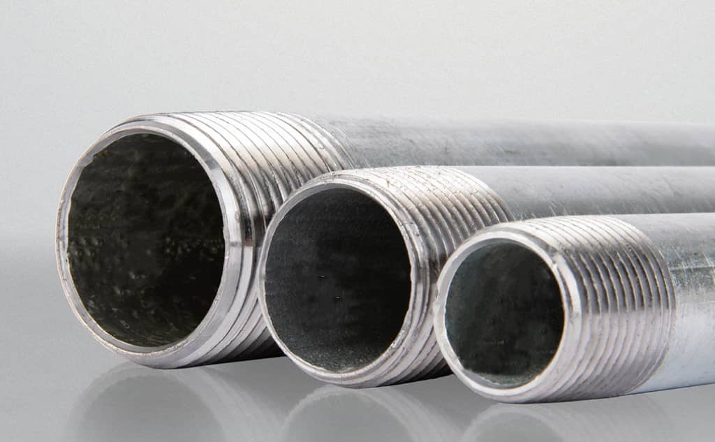 can you use galvanized pipe for propane